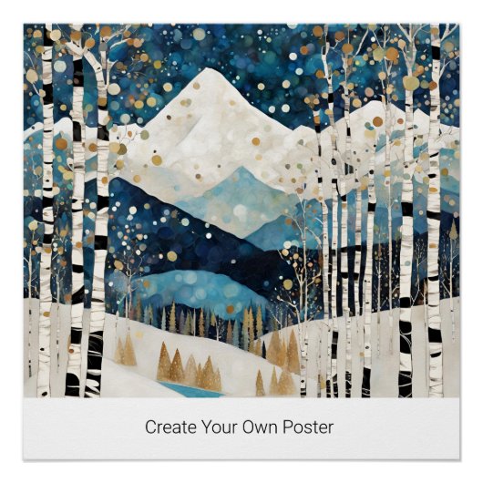 Poster Créez vos propres devis de montagne (Devant)