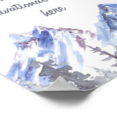 Poster Créez vos propres montagnes et arbres (Coin)