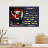 Poster Créez vos propres voeux de Noël WIFI (Cuisine)