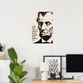 Poster Créez votre chemin avec Abraham Lincoln (Bureau à domicile)