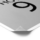 Poster Créez votre collage Modèle personnalisé 9 PHOTO (Coin)