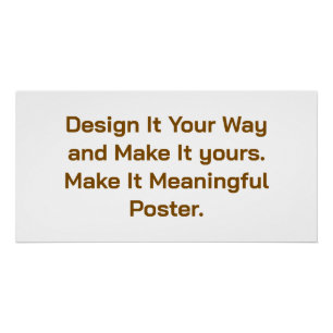 Poster Créez votre personnalisation 28" x 14"