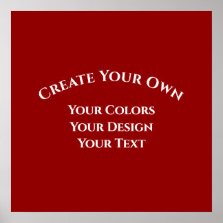 Poster Créez votre propre
