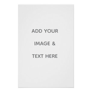 Poster Créez votre propre blanc 