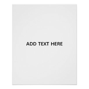 Poster Créez Votre Propre Blanc