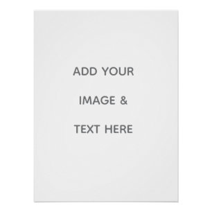 Poster Créez votre propre blanc