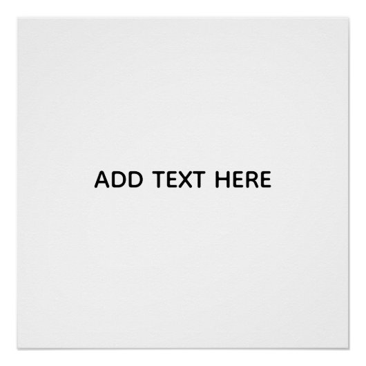 Poster Créez votre propre blanc (Devant)