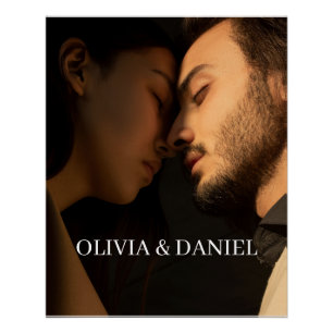 Poster Créez Votre Propre Cadeau Photo de Couple