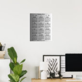 Poster Créez votre propre calendrier promotionnel d'entre (Bureau à domicile)