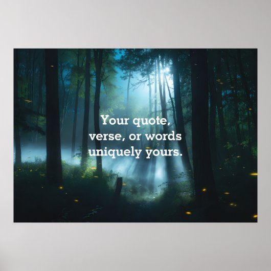 Poster Créez Votre Propre Citation  (Devant)