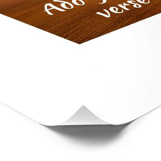 Poster Créez Votre Propre Citation Inspirationnelle / Mot (Coin)