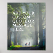 Poster Créez Votre Propre Citation Motivationnelle (Devant)