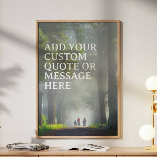 Poster Créez Votre Propre Citation Motivationnelle