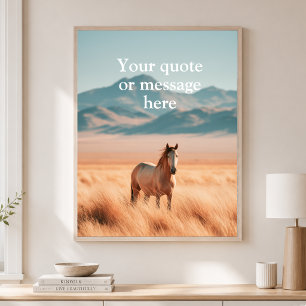 Poster Créez Votre Propre Citation - Paysage Occidental C