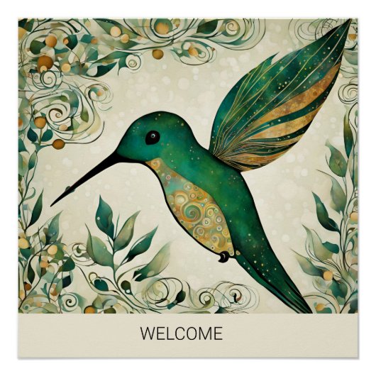 Poster Créez votre propre colibri d'hiver (Devant)