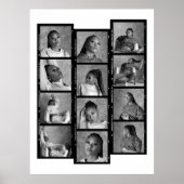 Poster Créez Votre Propre Collage De 12 Photos D'annivers (Devant)