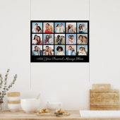 Poster Créez Votre Propre Collage De 15 Photo Ajouter Un  (Cuisine)