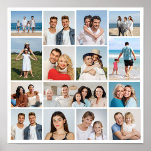 Poster Créez votre propre collage de 15 photos