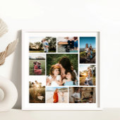 Poster Créez votre propre collage de 9 photos