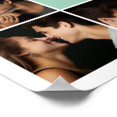 Poster Créez Votre Propre Collage de Photos de Mariage Mo (Coin)