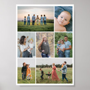 Poster Créez votre propre collection de 7 photos