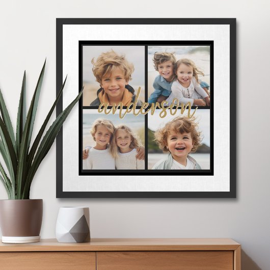 Poster Créez votre propre collection de photos 4 - Nom du