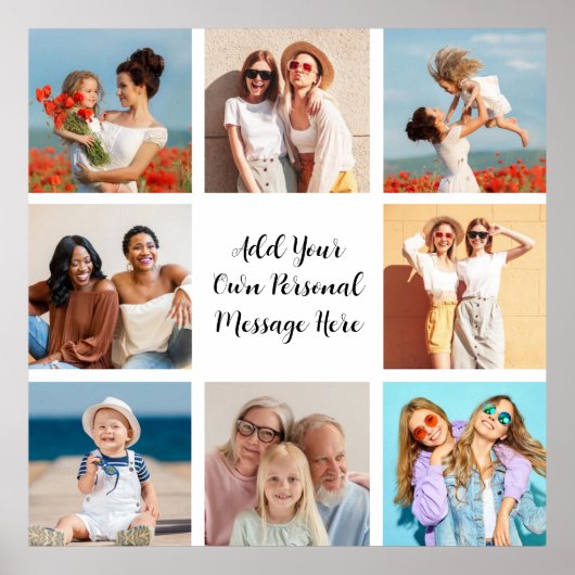 Poster Créez votre propre collection de photos 8 Ajouter (Devant)