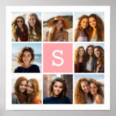 Poster Créez votre propre collection Instagram Monogramme (Devant)