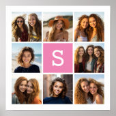 Poster Créez votre propre collection Instagram Monogramme (Devant)