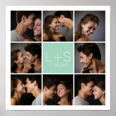 Poster Créez votre propre collection photo Mariage Monogr (Devant)