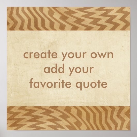 poster créez votre propre design de style désespér (Devant)