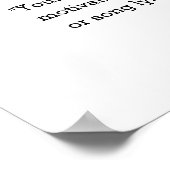 Poster Créez votre propre devis (Coin)