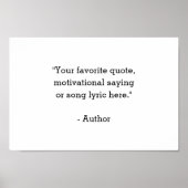 Poster Créez votre propre devis (Devant)