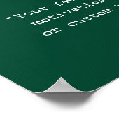 Poster Créez votre propre devis (Coin)