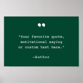 Poster Créez votre propre devis (Devant)