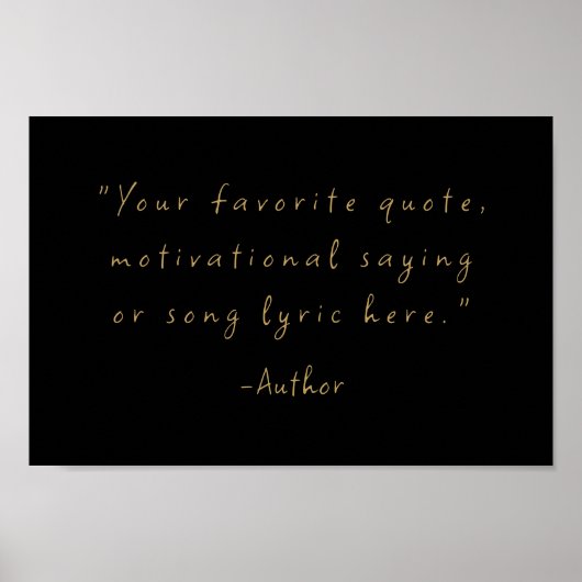 Poster Créez votre propre devis (Devant)