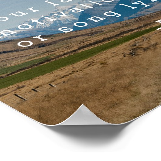 Poster Créez votre propre devis (Coin)