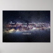 Poster Créez votre propre devis (Devant)