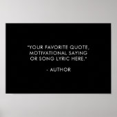 Poster Créez votre propre devis (Devant)