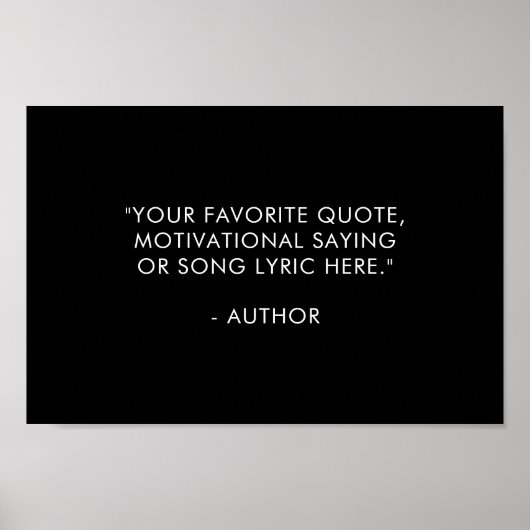 Poster Créez votre propre devis (Devant)