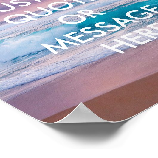 Poster Créez votre propre devis (Coin)