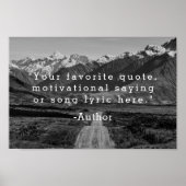 Poster Créez votre propre devis (Devant)