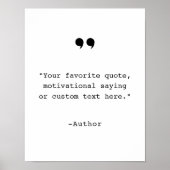 Poster Créez votre propre devis (Devant)