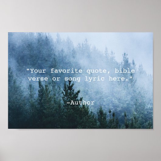 Poster Créez votre propre devis (Devant)