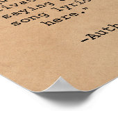 Poster Créez votre propre devis (Coin)