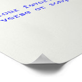 Poster Créez votre propre devis (Coin)