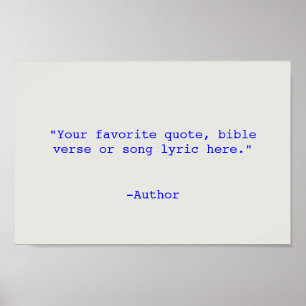 Poster Créez votre propre devis