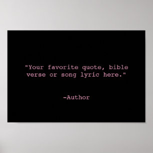 Poster Créez votre propre devis