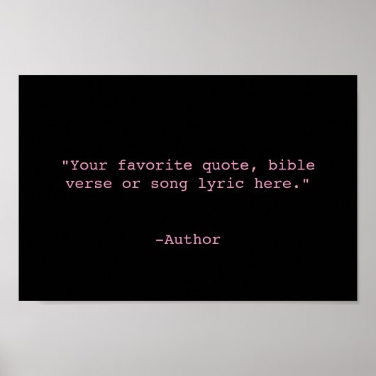 Poster Créez votre propre devis (Devant)