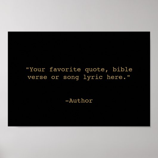 Poster Créez votre propre devis (Devant)